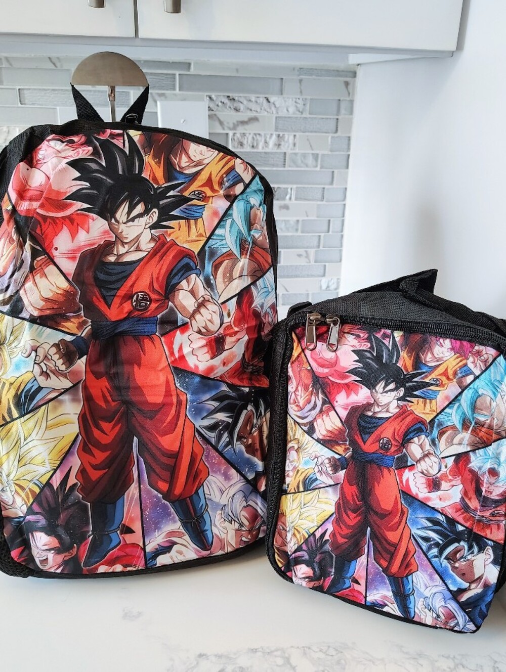 NWT 2FER Dragon Ball Z/Goku Backpack w/ Lunch Bag & BONUS